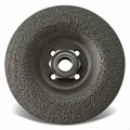 Cgw Abrasives Depressed Center Wheel, 4-1/2 in Dia, 5/8-11 Center Hole, 50 Grit, Diamond Abrasive 70449